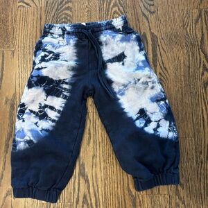 Sea New York Kids Tie-Dye Joggers - Blue and White